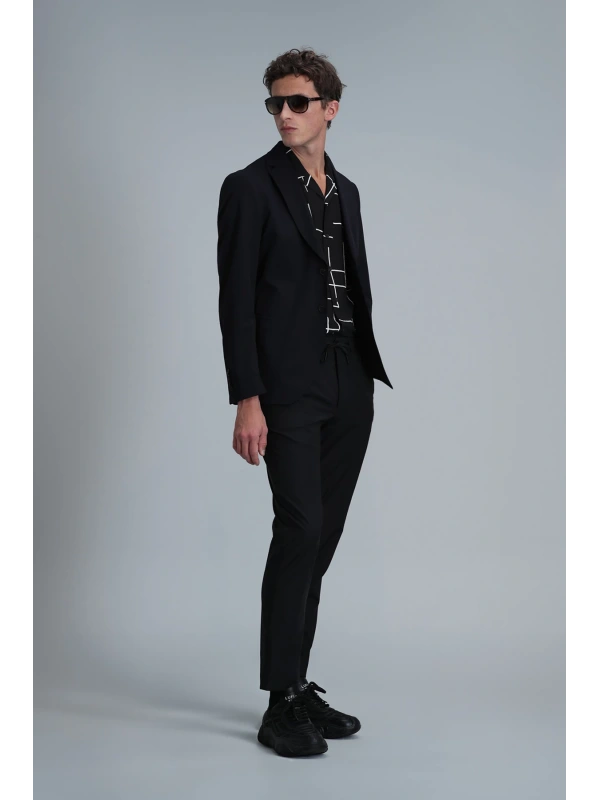 Lufian Alex Erkek Siyah Pantolon 111190348