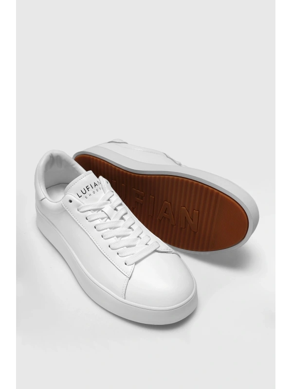 Lufian Anton Erkek Beyaz Deri Sneaker 112230224
