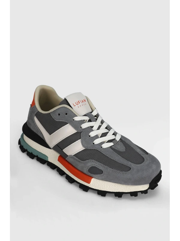 Lufian Auke Erkek Gri Sneaker Ayakkabı 111230272