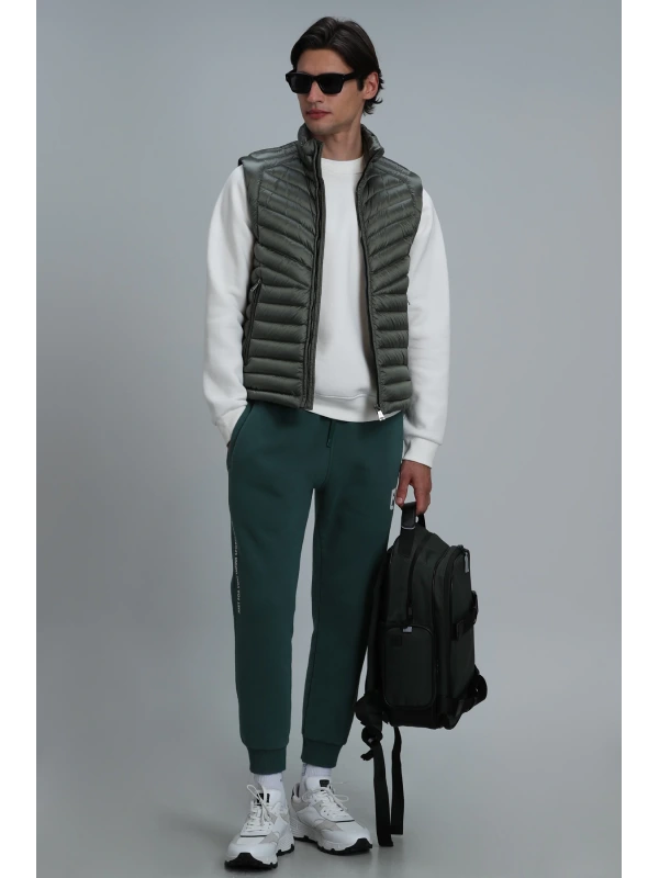 Lufian Axel Kaz Tüyü Erkek Yeşil Yelek 112130019