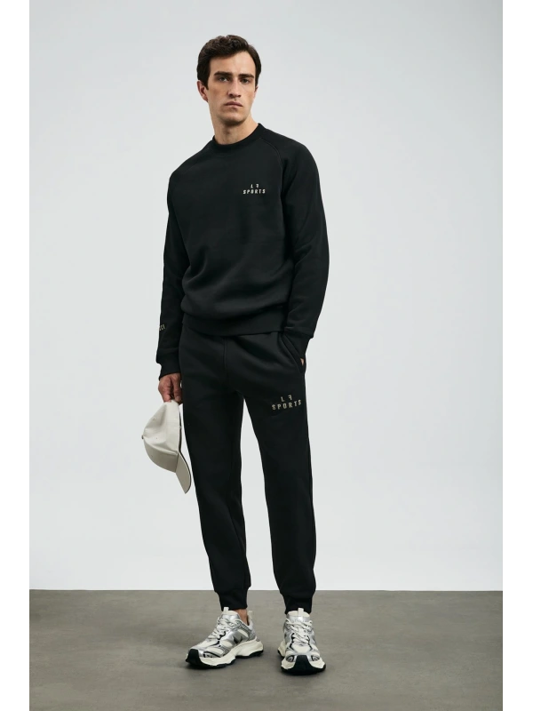 Lufian Beta Erkek Siyah Eşofman Altı 112050080