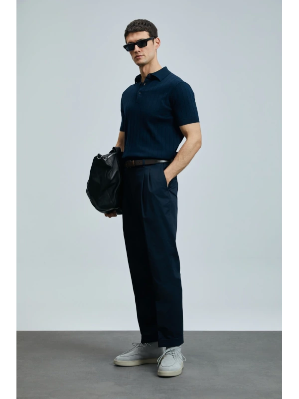 Lufian Bold Erkek Lacivert T-Shirt 111090108