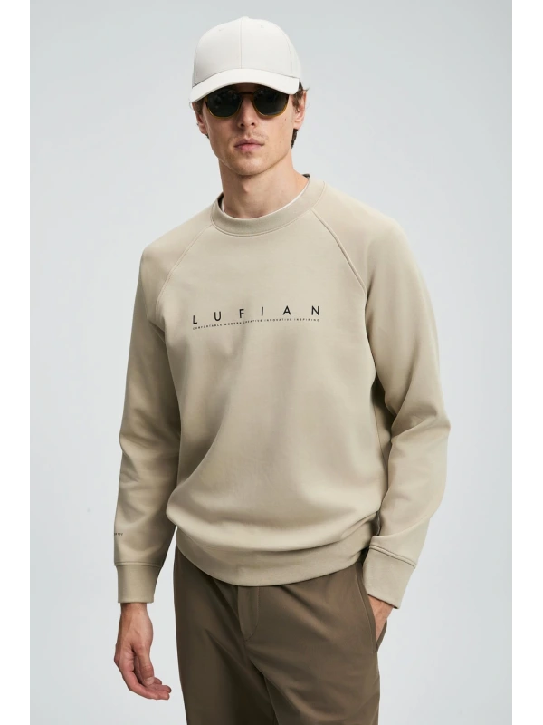 Lufian Erkek Cooper Bej Sweatshirt 112030177