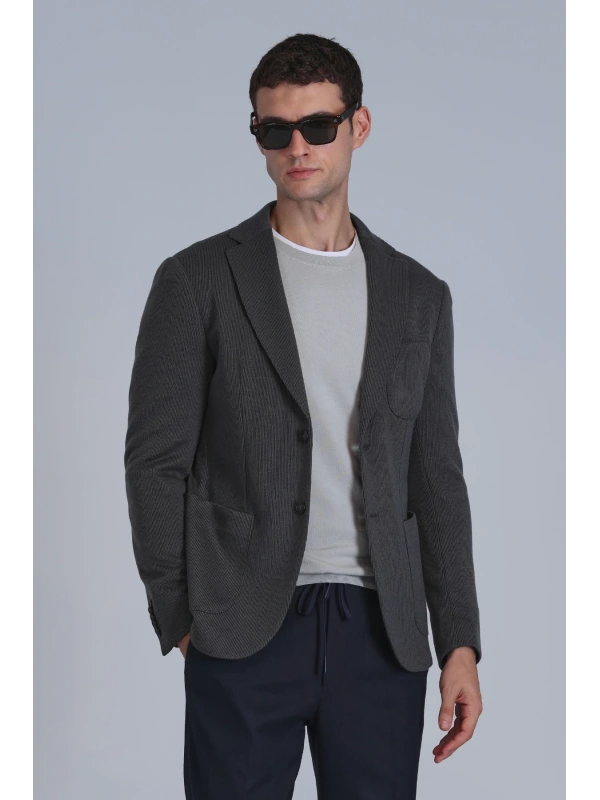 Lufian Erkek Dor Spor Blazer Ceket Slim Fit Açık Yeşil Ceket 112140204