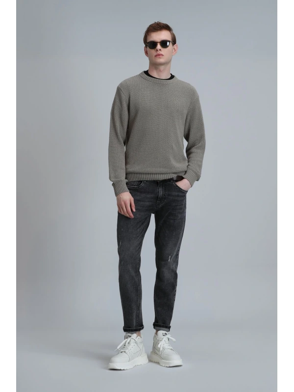 Lufian Duffy Erkek Siyah Jean Pantolon 111200176