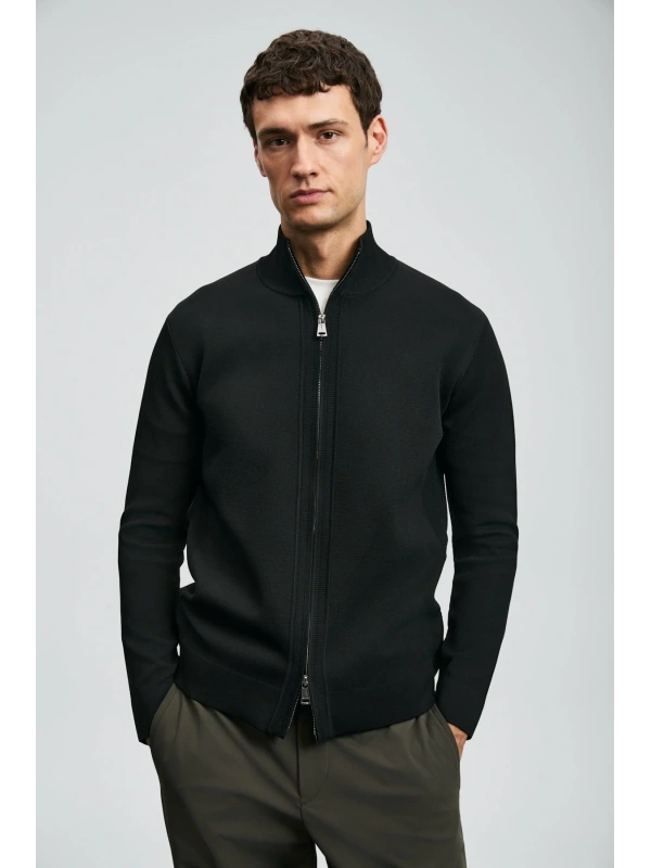 Lufian Enrico Erkek Siyah Hırka 112100071