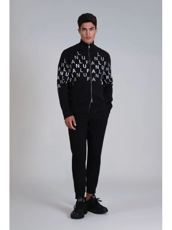 Lufian Eric Erkek Siyah Slim Fit Pantolon 112190322