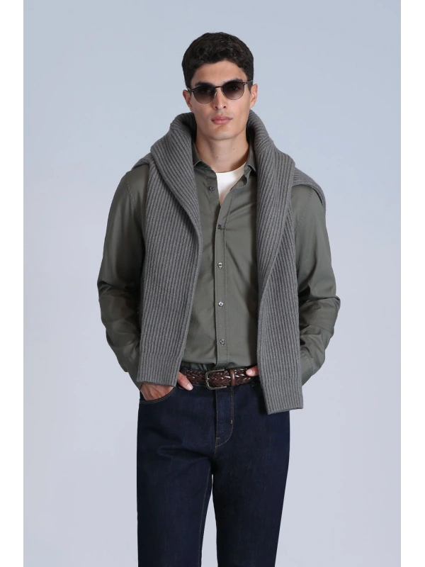 Lufian Ferla Erkek Açık Yeşil Gömlek 112010652