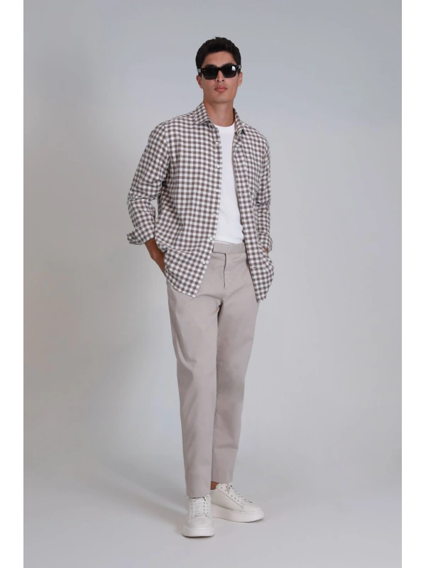 Lufian Gabriel Erkek Taş Renk Pantolon 112190305