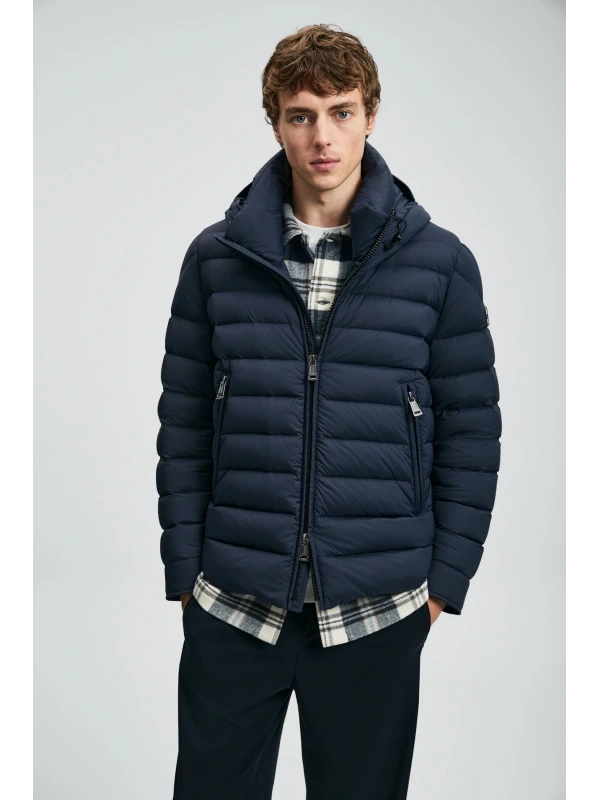 Lufian Gabriel Kaz Tüyü Erkek Lacivert Mont 112120259