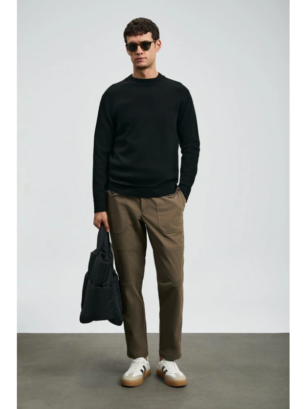 Lufian Herman Erkek Siyah Kazak 112090159