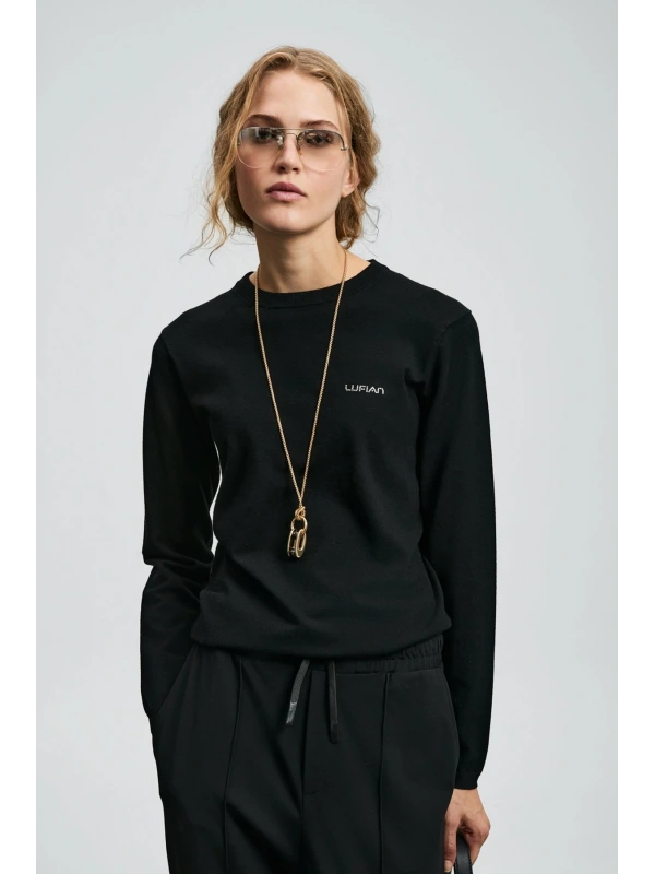 Lufian Kadın Hoper Siyah Kazak 122090038