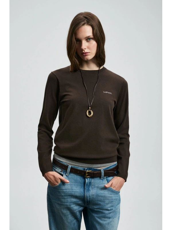 Lufian Kadın Hoper Kahverengi Kazak 122090038