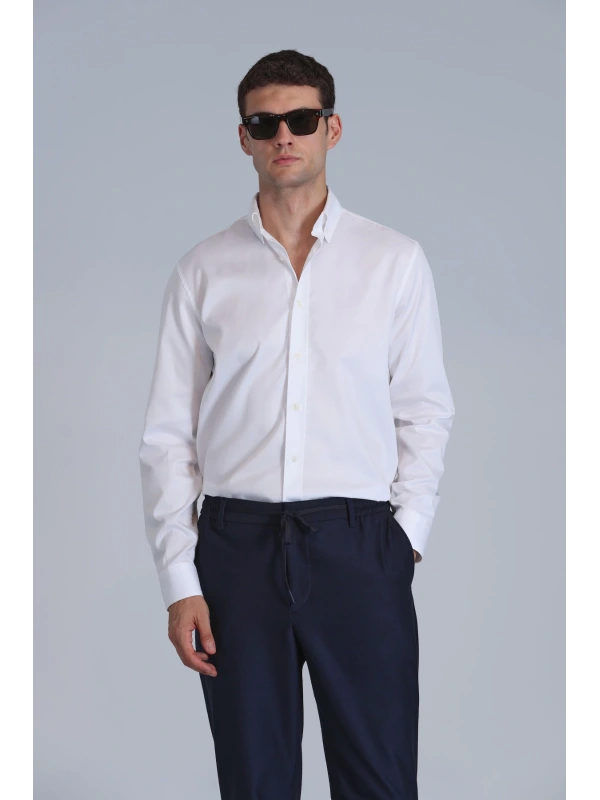 Lufian Erkek Jakob Beyaz Gömlek 112010642