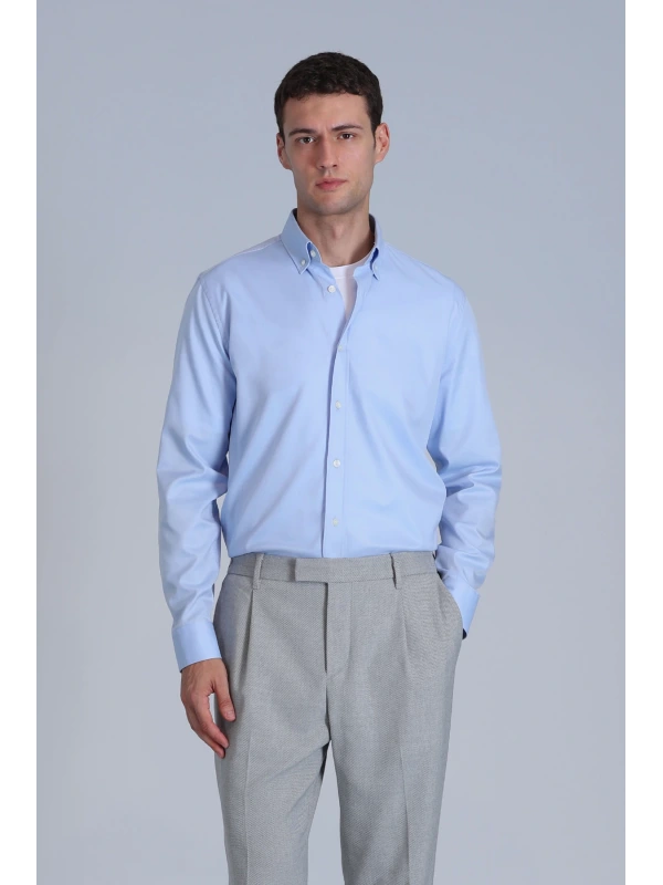 Lufian Erkek Jakob Mavi Gömlek 112010642