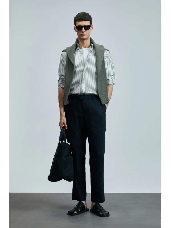 Lufian Karl Erkek Siyah Pantolon 111190328