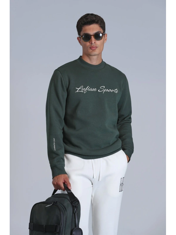 Lufian Loved Erkek Yeşil Sweatshirt 112030137