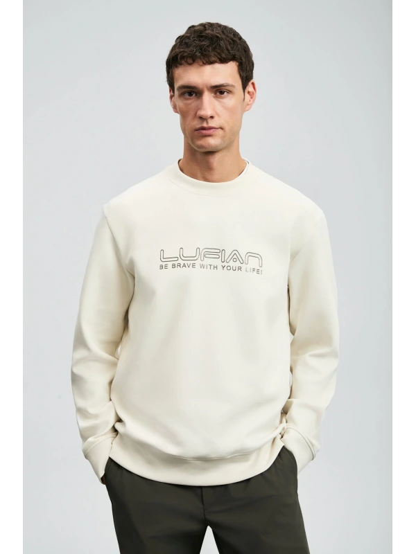 Lufian Erkek Luther Ekru Sweatshirt 112030171