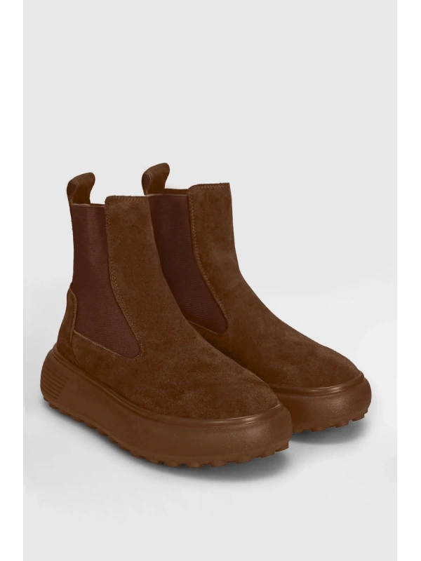 Lufian Monica Kadın Camel Deri Bot 122230048