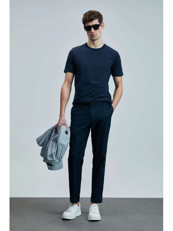 Lufian Erkek Pablo Lacivert T-Shirt 111020265