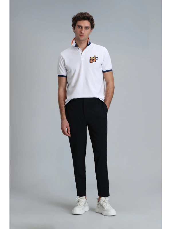 Lufian Erkek Ruby Polo Yaka Beyaz T-Shirt 111040165