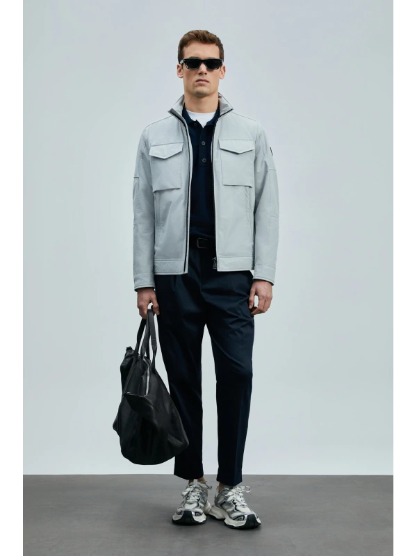 Lufian Scott Erkek Açık Gri Mont 111120066