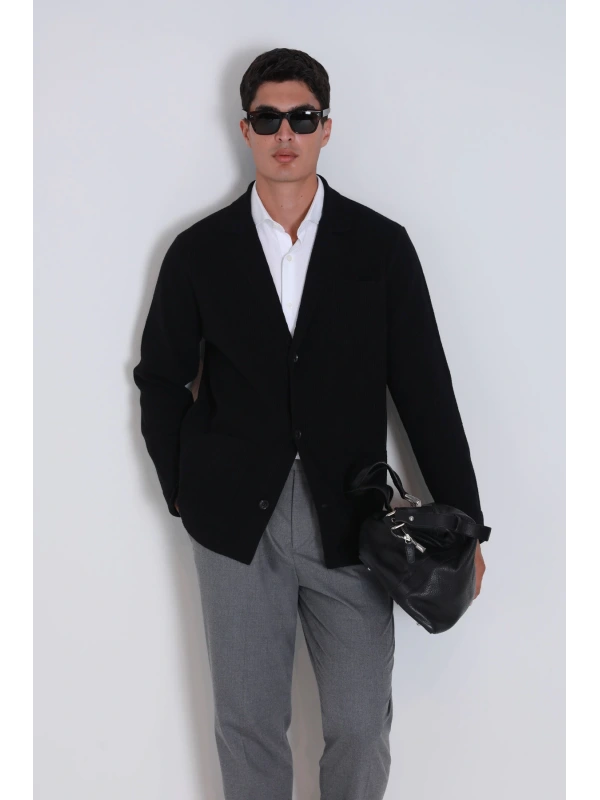 Lufian Shay Erkek Siyah Hırka 112100066