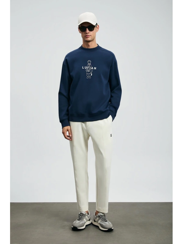 Lufian Erkek Simba Lacivert Sweatshirt 112030175