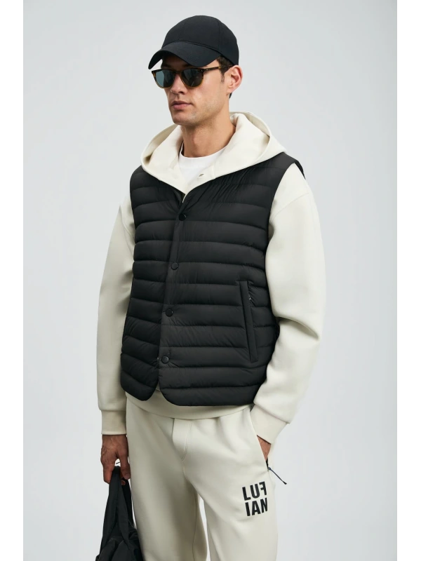 Lufian Soon Erkek Siyah Yelek 112130027