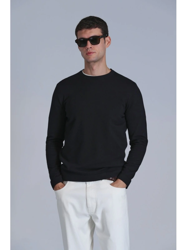 lufian Stone Erkek Siyah Kazak 112090124