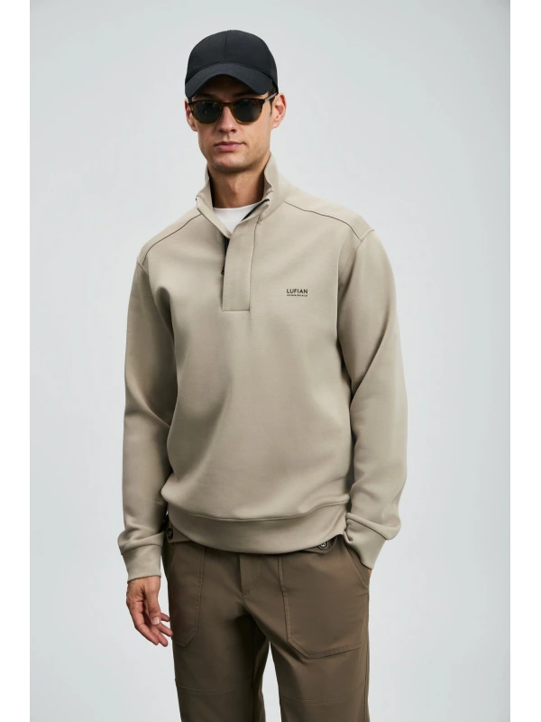 Lufian Erkek Wonder Bej Sweatshirt 112030185
