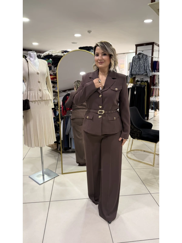 Milestone Düğmeli Takım 739