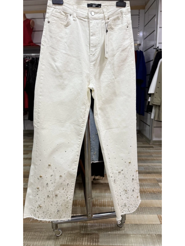 my312 Paçası Taşlı Jean Pantolon 25S2805