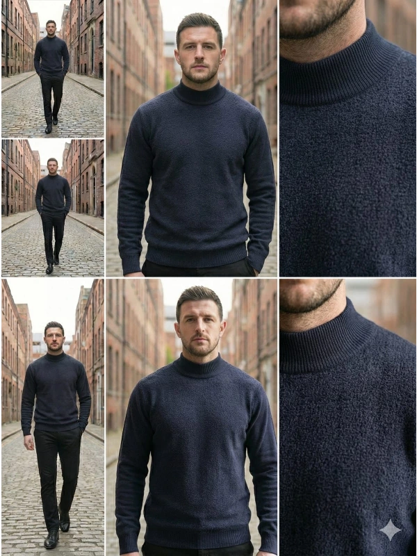 Nehir Balıkçı Yaka Triko Kazak 254100304