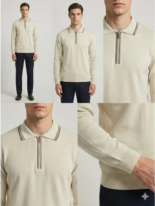 Nehir Ferm Polo Yaka Triko Kazak 254100907