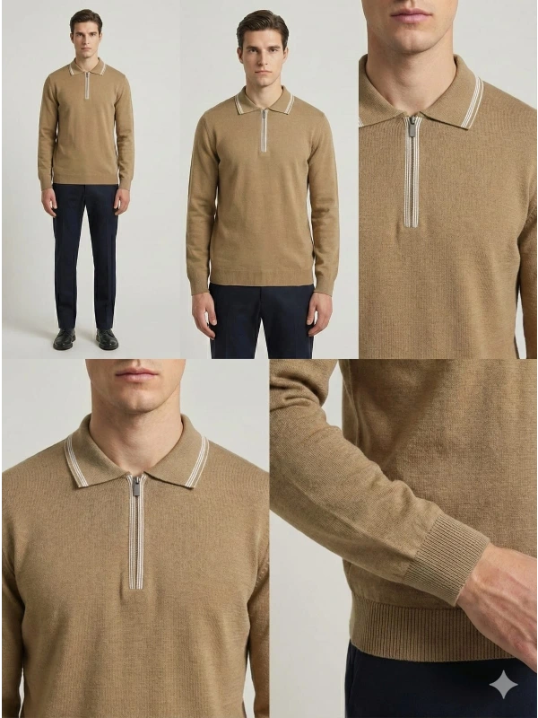 Nehir Ferm Polo Yaka Triko Kazak 254100907