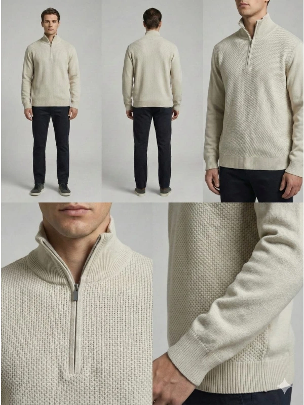 Nehir Ferm Yaka Triko Kazak 254101830