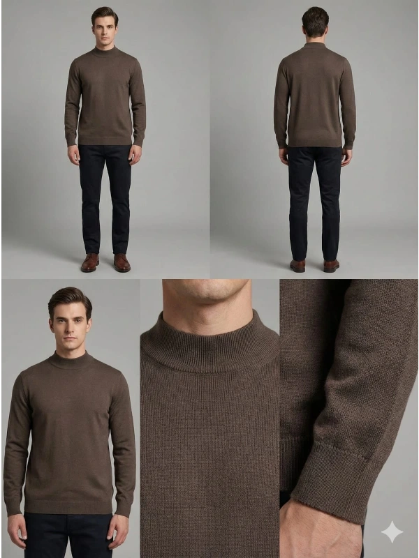 Nehir Yarım Balıkçı Triko Kazak 254500404