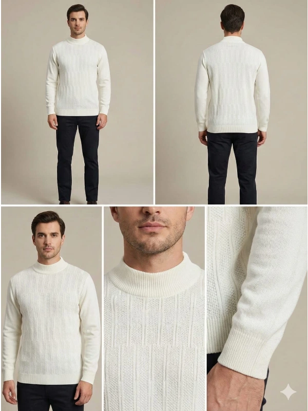 Nehir Yarım Balıkçı Triko Kazak 254500404