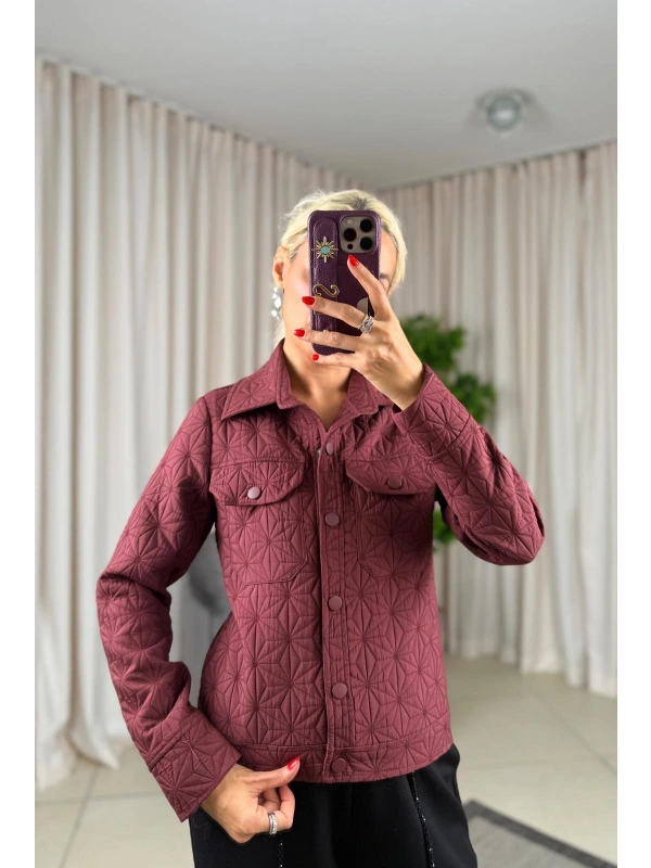 On Fashion Kapitoneli Cepli Ceket 62501