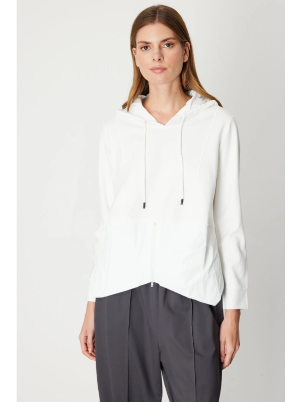 On Fashion Kapşonlu Bluz 60332