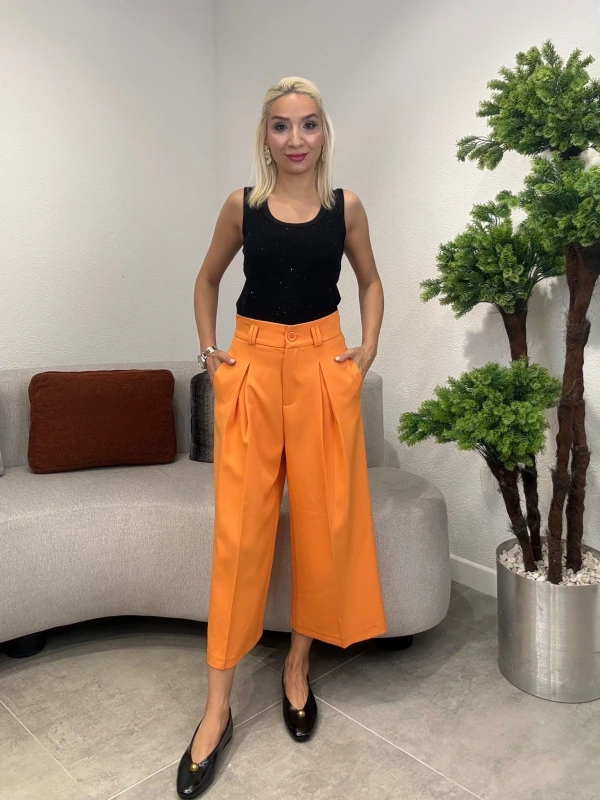On Fashion Pileli Bol Pantolon 54146