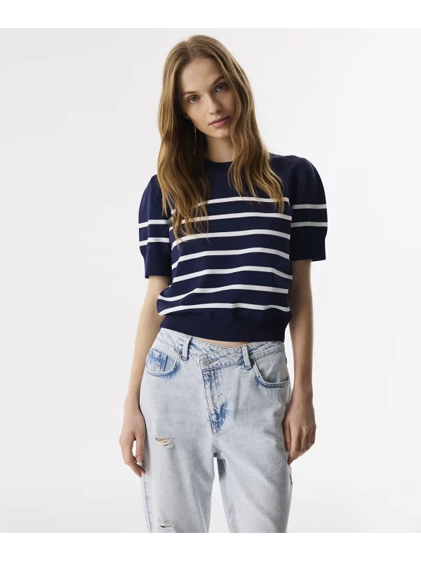 Twist Çizgili Triko TS1250050091