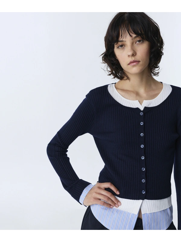 Twist Colorblock Hırka TW6260150121
