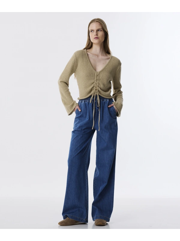 Twist Elastik Bel Jean Pantolon TW6250003131