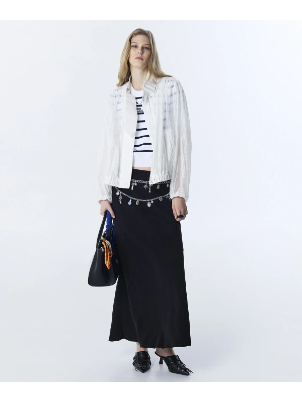 Twist Kemer Efektli Maksi Etek TS1260004076