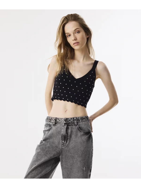 Twist Trok Baskılı Triko TS1250050064