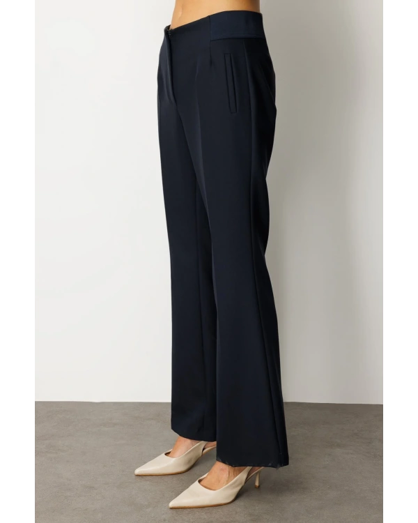 Ekol Beli Lastikli Yandan Cepli Pantolon 01105