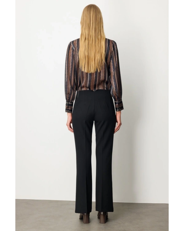 Ekol Beli Lastikli Yandan Cepli Pantolon 01105