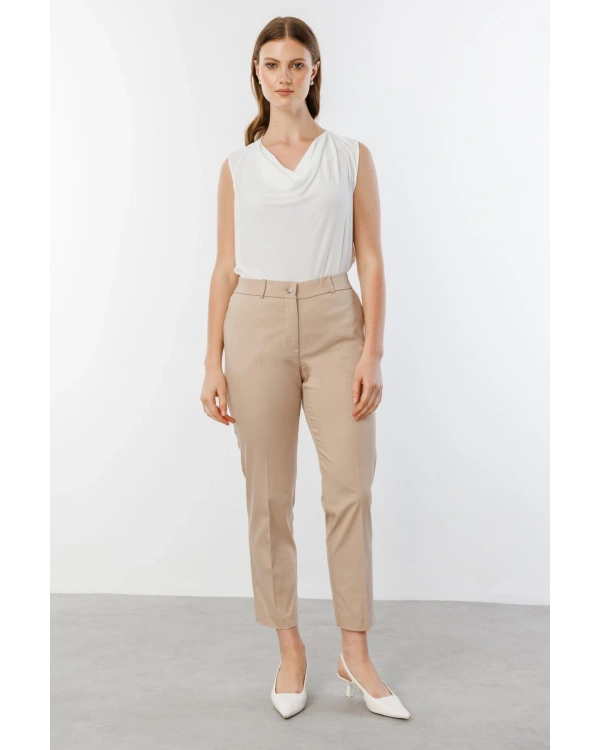 Ekol Dar Paça Kumaş Pantolon 02028